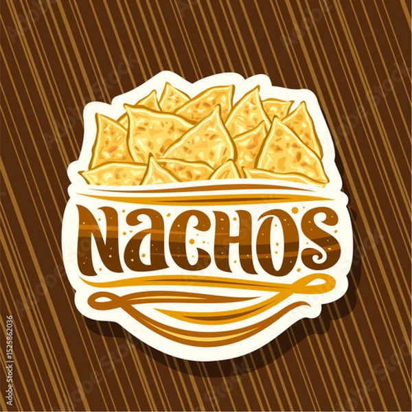Obraz Vector logo for Nachos