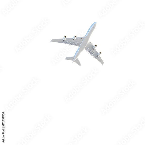 Obraz Airplane soars in the dark