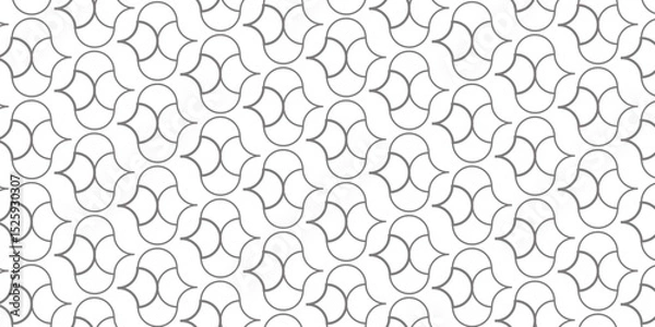 Fototapeta Geometric pattern design background.  Digital geometric abstraction with lines and dots. Geometric abstract design.