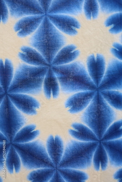 Obraz 型染の絞り生地