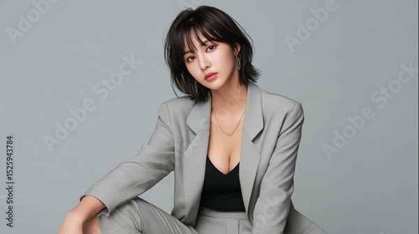 Fototapeta 女, ファッション, ドレス, 美しさ, モデル