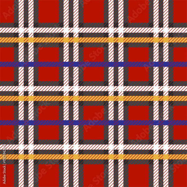 Obraz Traditional tartan pattern, tartan pattern, fabric newly developed vector,Seamless pattern
