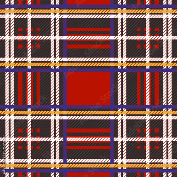 Obraz Traditional tartan pattern, tartan pattern, fabric newly developed vector,Seamless pattern