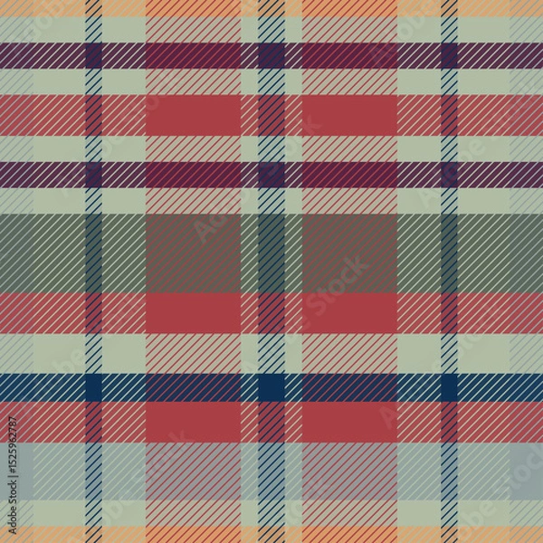 Obraz Traditional tartan pattern, tartan pattern, fabric newly developed vector,Seamless pattern