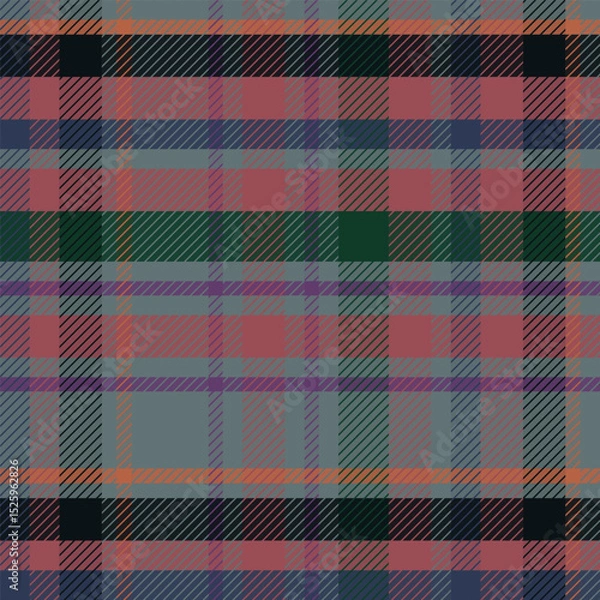 Obraz Traditional tartan pattern, tartan pattern, fabric newly developed vector,Seamless pattern
