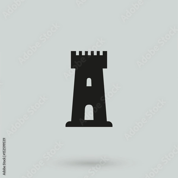 Obraz Castle tower icon