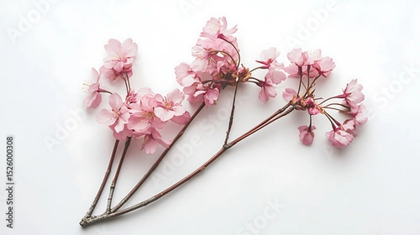 Obraz branch of pink magnolia