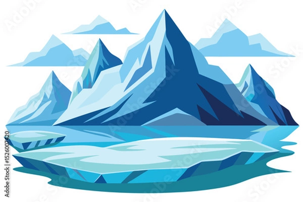 Fototapeta Glacier landscape