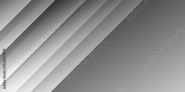Obraz Abstract black and grey on light silver background modern design. Vector illustration eps 10.