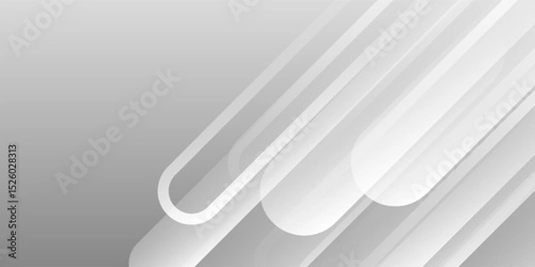 Obraz Abstract black and grey on light silver background modern design. Vector illustration eps 10.