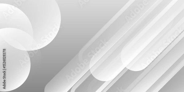 Obraz Abstract black and grey on light silver background modern design. Vector illustration eps 10.