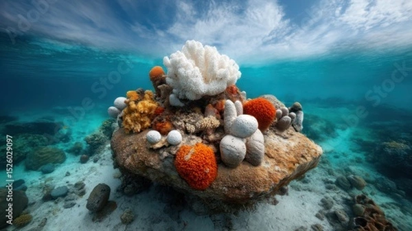 Obraz Underwater Coral Reefscape