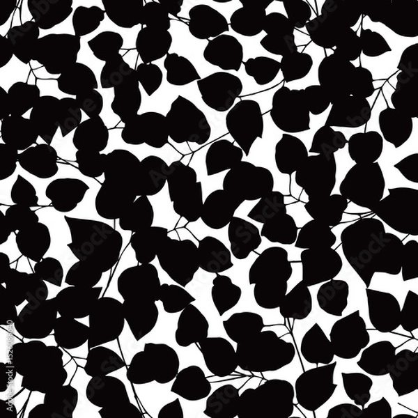 Fototapeta Seamless pattern with beautiful plants perfect for textiles,