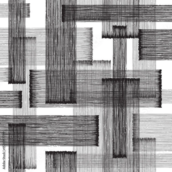Fototapeta Collage pattern of abstract and meaningless textures,