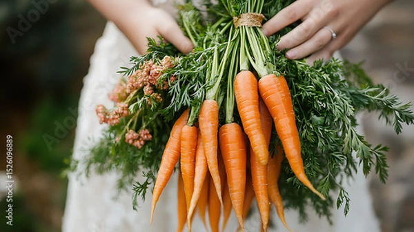 Obraz bunch of carrots