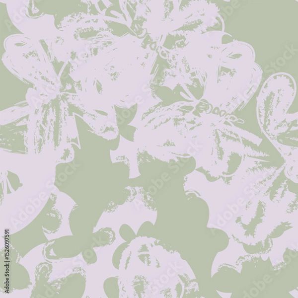 Fototapeta Neutral Colour Butterfly Abstract Brush Strokes Seamless Pattern Design