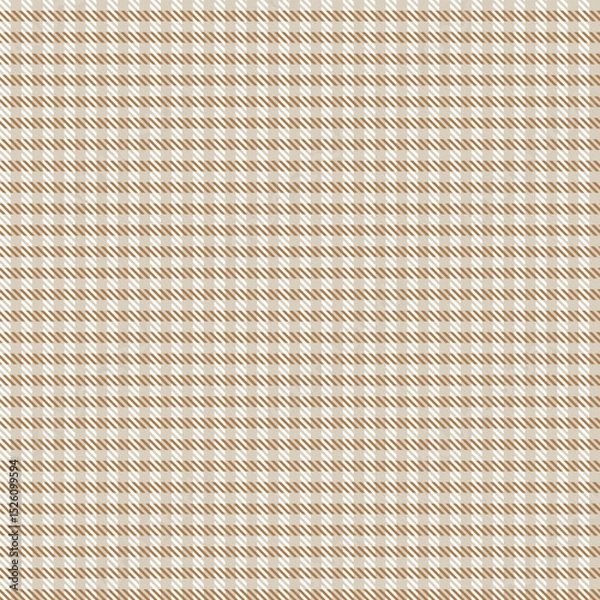 Fototapeta Neutral Colour Plaid Tartan Checkered Seamless Pattern