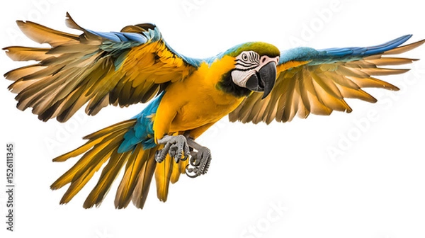 Obraz blue and yellow macaw ara ararauna