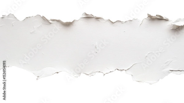 Fototapeta Old paper texture on white background