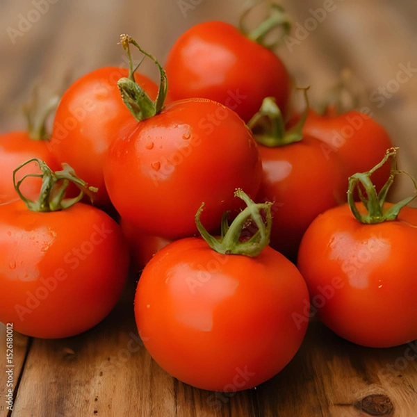 Obraz tomatoes on a vine