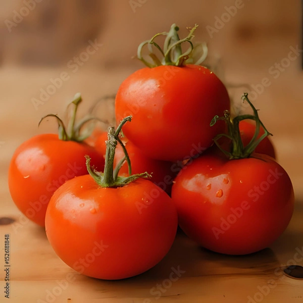 Obraz tomatoes on a vine