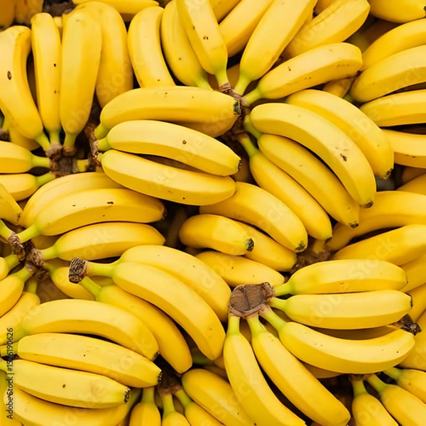 Obraz bananas on market