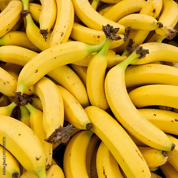 Obraz bananas on a market