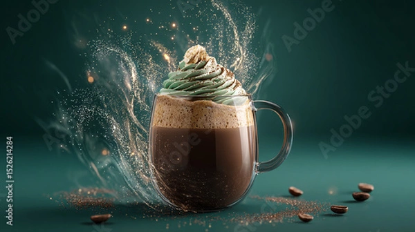 Obraz Magical Mint Hot Chocolate