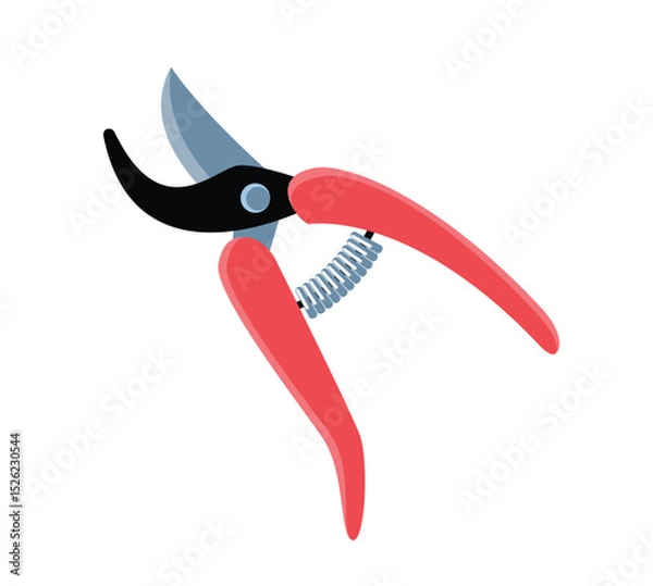 Fototapeta Pruning Shears Vector Illustration