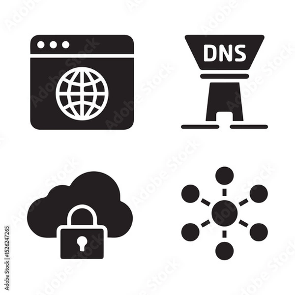 Obraz vector icon of internet