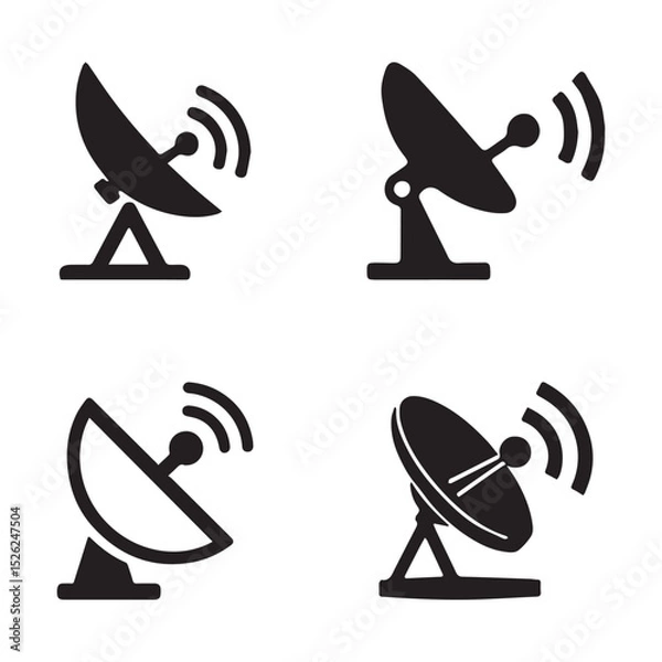 Obraz satellite dish icon