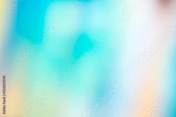 Fototapeta multicolored blurred abstract backdrop. soft blue with light bokeh background.