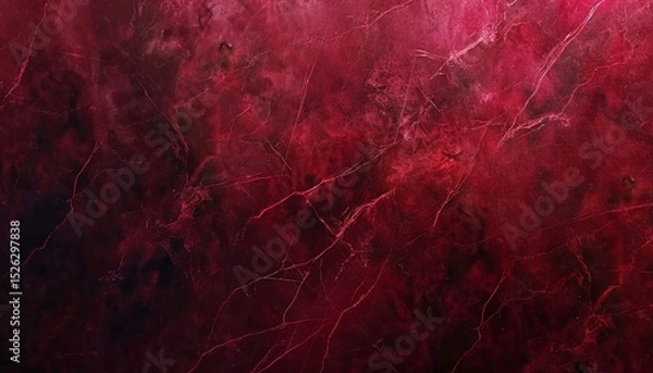 Fototapeta Texture di marmo rosso con vernice nera e bianca