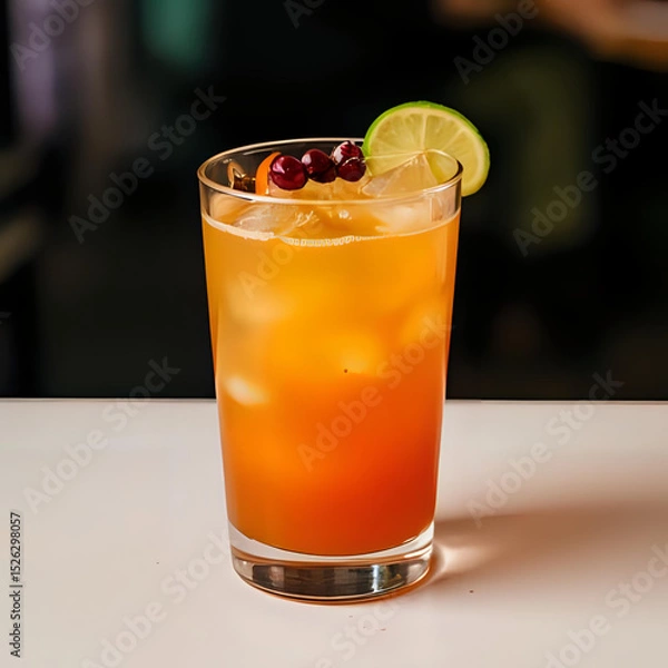 Obraz cocktail with lemon