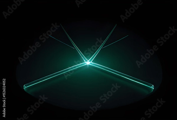 Fototapeta Visual luminous effects line radius light technology background neon light beams in motion Racing car flash effects and dynamic with luminous laser,creating an electrifying visual for speed
