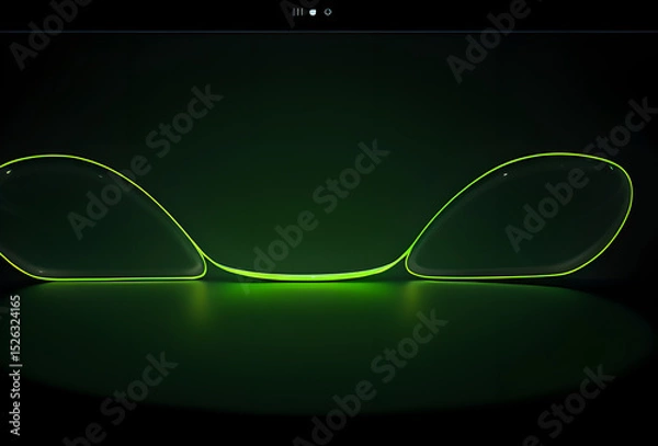 Fototapeta Visual luminous effects line radius light technology background neon light beams in motion Racing car flash effects and dynamic with luminous laser,creating an electrifying visual for speed
