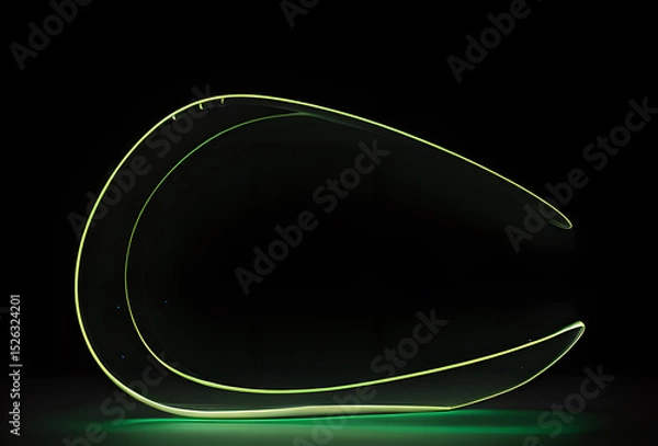 Fototapeta Visual luminous effects line radius light technology background neon light beams in motion Racing car flash effects and dynamic with luminous laser,creating an electrifying visual for speed