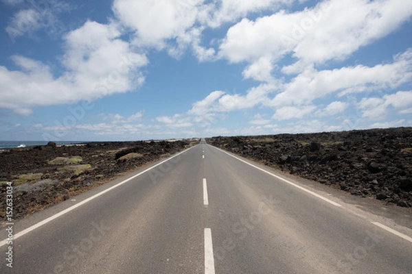 Obraz Nothing wrong with the roads on Lanzarote.