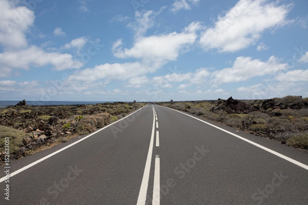 Obraz Nothing wrong with the roads on Lanzarote.