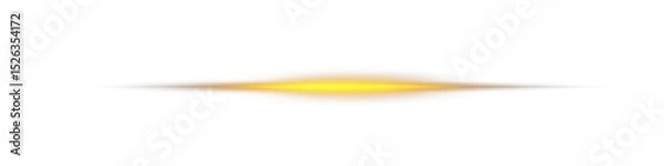 Fototapeta Png glowing horizontal blue light beam with radiant lens flare and shine. Futuristic energy line flash with shimmer, speed, and neon highlight. Transparent digital PNG illustration.