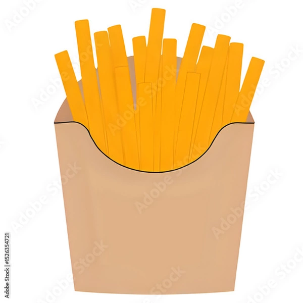 Obraz french fries with ketchup