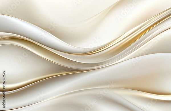 Fototapeta 美しいビロード　シルクの布　AI生成画像