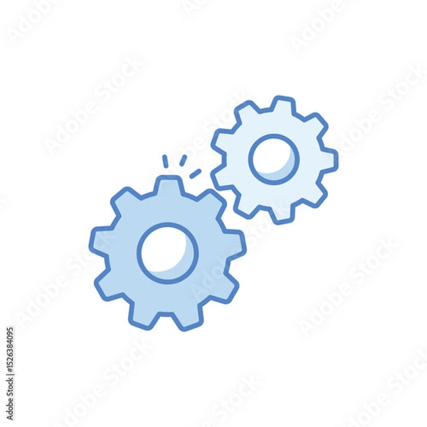 Obraz Gears Vector icon