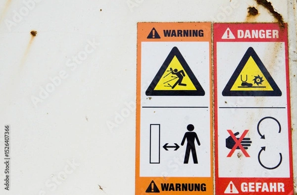 Fototapeta Sicherheitshinweise 3