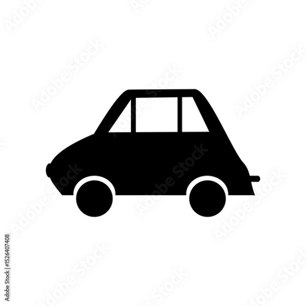 Obraz Car icon on white background. Vector illustration.