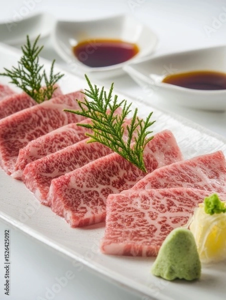Obraz 馬刺し　刺し身　牛肉