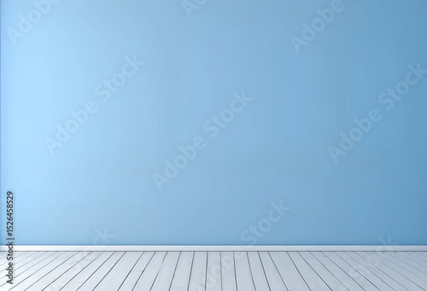 Fototapeta empty blue room