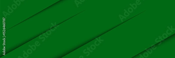 Fototapeta Abstract dark green gradient diagonal background with shadow. Modern diagonal paper cut. Suitable for business, banners, posters, websites, flyers, covers, presentations. Vector