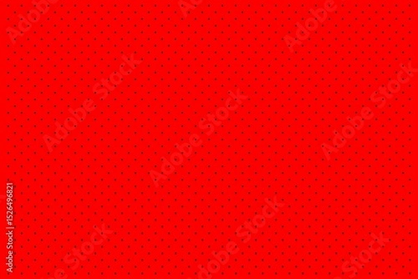 Fototapeta Polka dots texture pattern on red background. Polkadots pattern design for template, banner, wallpaper, textile, print, fabric, wrapping paper, card, packaging, etc. 