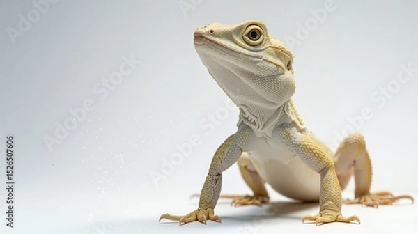 Fototapeta Bearded Dragon Lizard with Unique Textures and Colors